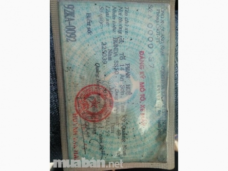 máy êm giấy tờ đầy đủ đã lên nòng 85cc, số 1 trước 3 sau