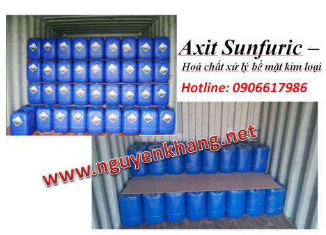 Tẩy dầu axit- Hoá chất xử lý kim loại