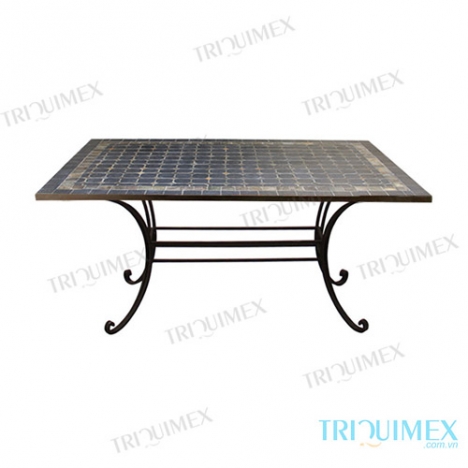 Bàn nhà hàng phong cách mosaic sang trọng hiện đại