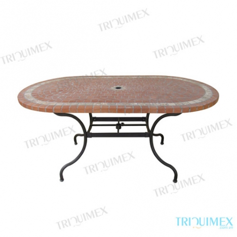 Bàn nhà hàng phong cách mosaic sang trọng hiện đại