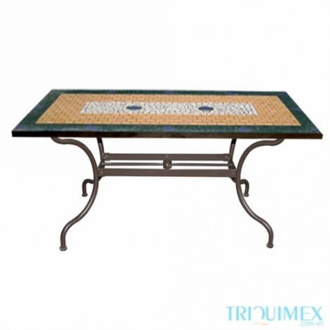 Bàn nhà hàng phong cách mosaic sang trọng hiện đại