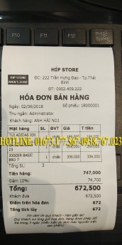 Bán phần mềm tính tiền cho shop thời trang tại Hậu Giang