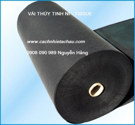 Vải sợi thuỷ tinh màu đen giảm tiếng ồn, chống nấm mốc. Gía rẻ