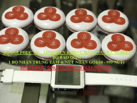 BỘ THIẾT BỊ GỌI TÍNH TIỀN KHÔNG DÂY DÙNG CHO NHÀ HÀNG 