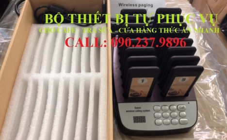 BỘ RUNG GỌI KHÁCH LẤY ĐỒ UỐNG DÙNG CHO QUÁN TRÀ SỮA