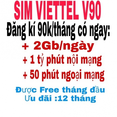 Sim V90 ưu đãi cực lớn