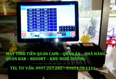 Bán trọn bộ thiết bị tính tiền cho quán cafe tại Rạch Giá, Hà Tiên