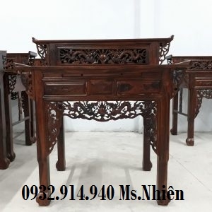 Chất lượng gỗ muồng làm mẫu bàn thờ gia tiên đẹp