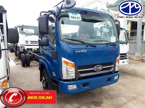 Bán xe tải 1t8 thùng dài 6m1 động cơ ISUZU.