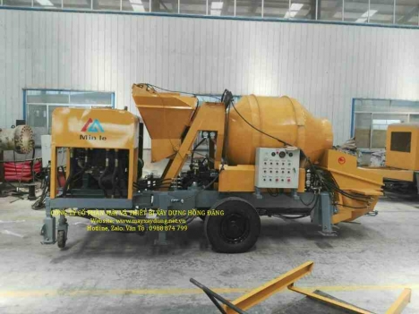 Máy bơm bê tông mini ưu đãi mới nhất