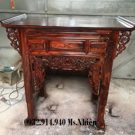 Chất lượng gỗ muồng làm mẫu bàn thờ gia tiên đẹp