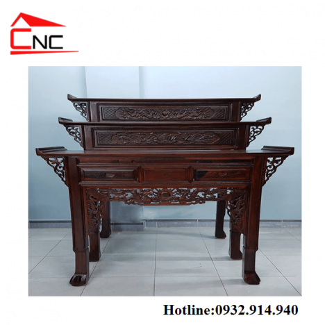 Chất lượng gỗ muồng làm mẫu bàn thờ gia tiên đẹp