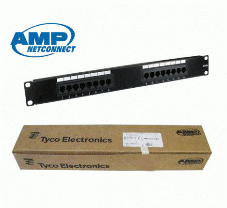 Patch Panel Commscope Cat5 Cat6 AMP 16 port - 24 port - 48 port chính hãng