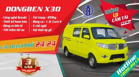 Xe Tải Van 5 Chỗ Chạy Trong Thành Phố 24 Giờ