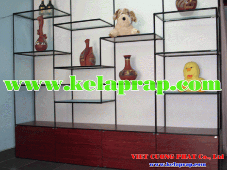 Giá kệ ,kệ sắt lắp ráp,kệ trưng bày sản phẩm,kệ hội chợ  tháo ráp Việt Cường Phát