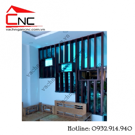 Xu hướng trang trí cầu thang, phòng khách bằng lam gỗ cnc 2018
