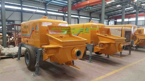 Máy bơm bê tông mini giá rẻ, chất lượng tốt