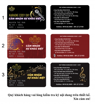 Chuyên Cung Cấp Thẻ Vip, In Thẻ Nhựa, Thẻ Thành Viên