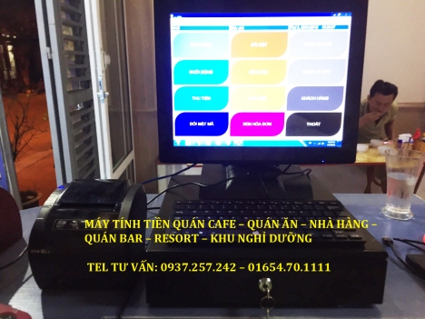 Bán trọn bộ máy tính tiền cho nhà hàng tự phục vụ tại Hà Nội