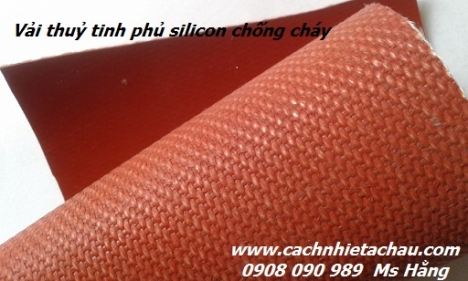 Vải thuỷ tinh phủ silicone chịu nhiệt, chống thấm. Gía rẻ