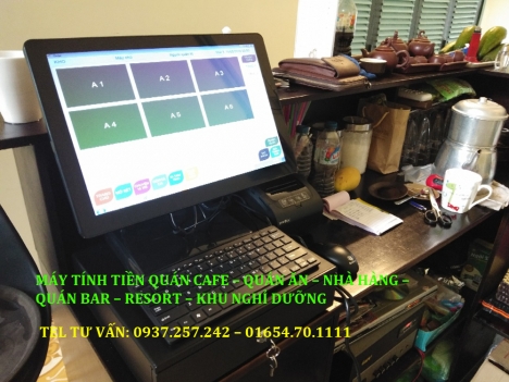 Bán trọn bộ máy tính tiền cho quán bar tại Hà Nội