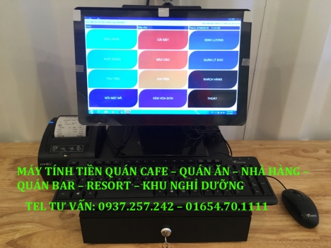 Bán trọn bộ thiết bị tính tiền cho quán cafe tại Hà Nội