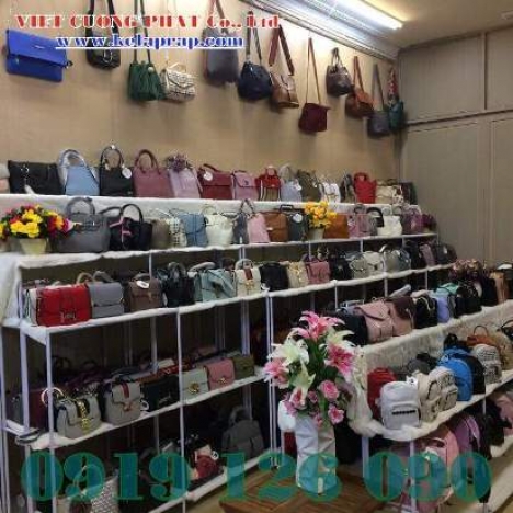 Giá kệ ,kệ sắt lắp ráp,kệ trưng bày sản phẩm,kệ hội chợ  tháo ráp Việt Cường Phát
