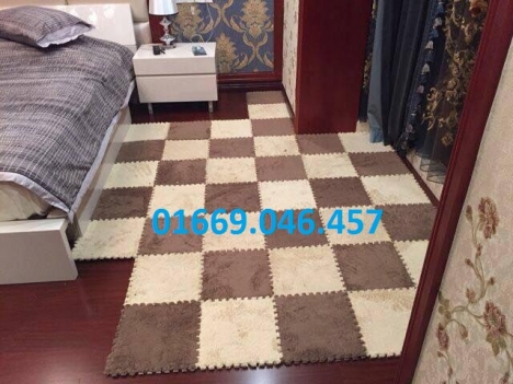 Thảm lông xốp ghép- Trải sàn