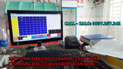 Bán phần mềm tính tiền cho cửa hàng thực phẩm tại Cần Thơ
