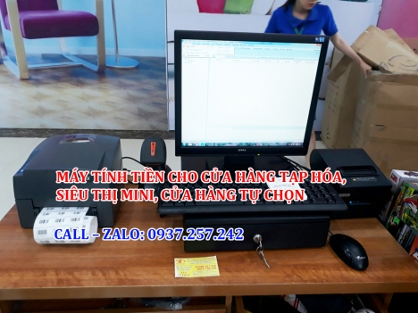 Bán máy tính tiền cho siêu thị mini tại Cần Thơ