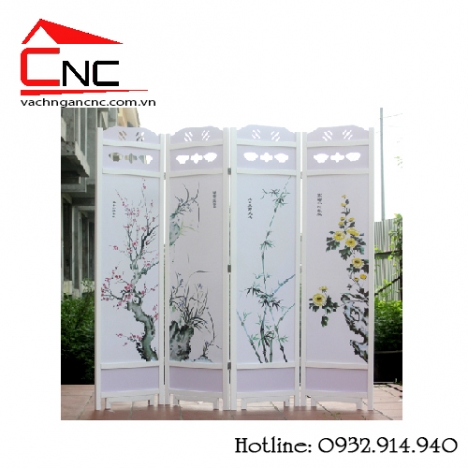 Những tấm vách bình phong cnc bằng gỗ và nhựa đẹp