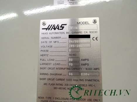 Chuyên sửa chữa máy phay CNC HAAS VF-4