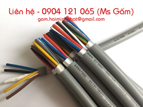 Nhập khẩu và phân phối Cáp điều khiển 8 core, 10 core, 12 core