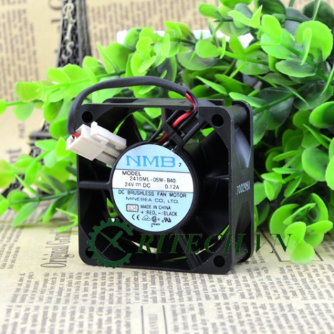 Quạt DC 3 dây NMB 2410ML-05W-B40 24V kích thước 60x60x25mm giá rẻ