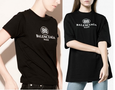 Áo thun nam, nữ Balenciaga BB Mode
