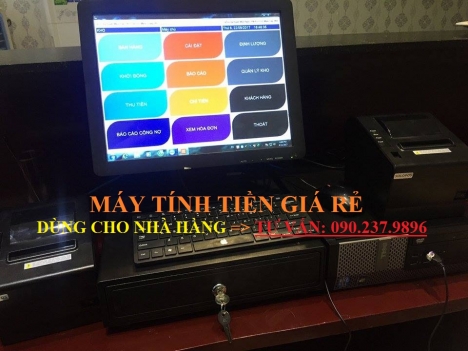 Máy tính tiền cảm ứng dùng cho quán ăn tại Hà Nội