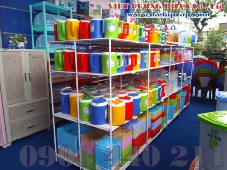 Kệ trưng bày sản phẩm tháo ráp không gắn ốc vít sơn tĩnh điện VCPhát