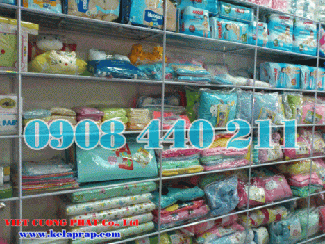 Kệ trưng bày sản phẩm tháo ráp không gắn ốc vít sơn tĩnh điện VCPhát