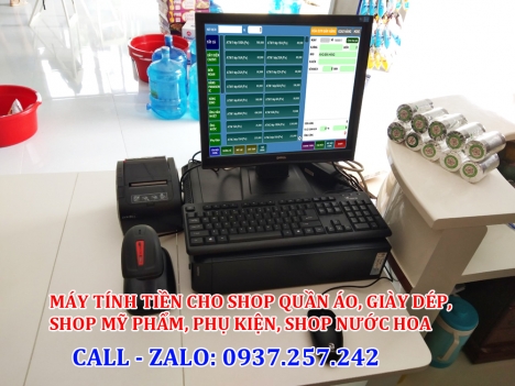Bán máy tính tiền cho shop mỹ phẩm, shop nước hoa tại Tây Ninh, Bình Phước