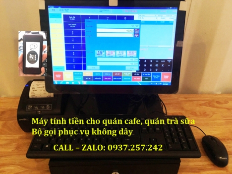 Bán trọn bộ thiết bị tính tiền cho quán cafe, trà sữa tại Tây Ninh, Bình Phước