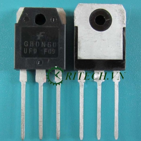 G80N60UFD, G80N60, SGH80N60UFD IGBT 80A 600V TO-3P chính hãng