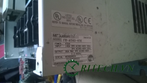 Sửa biến tần Mitsubishi các loại A700, D700, F700 Lỗi E.P24 , E.7