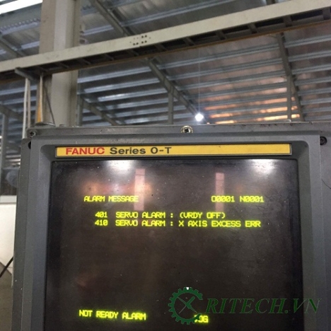 Sửa chữa máy CNC Fanuc lỗi 401 Servo Alarm : VRDY OFF