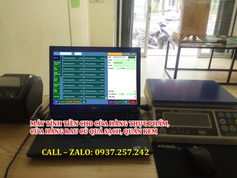 Bán phần mềm tính tiền cho cửa hàng thực phẩm tại Phú Cường, Rạch Sỏi