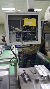 Sửa chữa máy phay CNC MEC1100B của hàn quốc lỗi bo IO tại KCN cao láng hòa lạc, Hà Nội