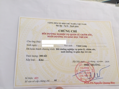 THÔNG BÁO TUYỂN SINH LỚP BỒI DƯỠNG NGHIỆP VỤ QUẢN LÝ GIÁO DỤC