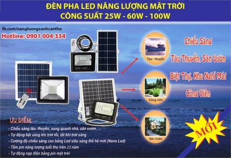 ĐÈN PHA LED NLMT SIÊU SÁNG CÔNG SUẤT 25W - 60W - 100W