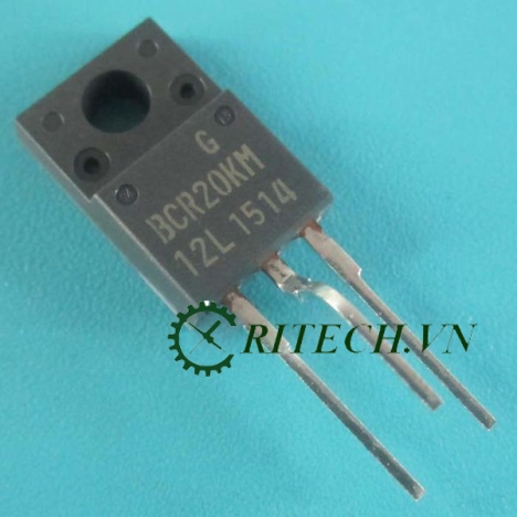 BCR20KM-12L, BCR20KM Triac 20A 400-600V TO-220 giá rẻ