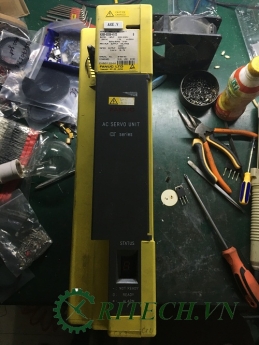 Sửa chữa AC Servo Unit Fanuc A06B-6089-H105 Lỗi không lên nguồn cho khách hàng uy tín tại Hải Dương