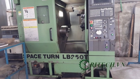 Sửa chữa máy tiện CNC Okuma LB250T dùng hệ điều khiển OSP-E10L tại KCN Phùng Đan Phượng, Hà Nội